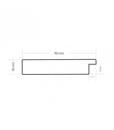 Espejo marco mosaico plateado