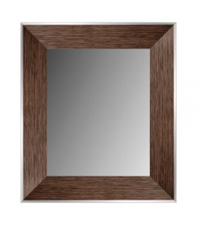 Espejo decorativo marco textura caoba