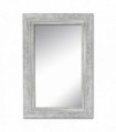 Espejo decorativo marco gris envejecido