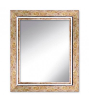 Espejo marco oro viejo decapado