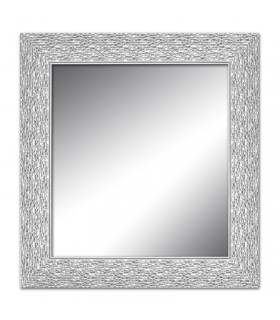 Espejo marco mosaico gris plata