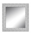 Espejo marco mosaico gris plata