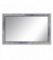 Espejo decorativo marco textura plata envejecida