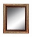Espejo decorativo marco plata gris
