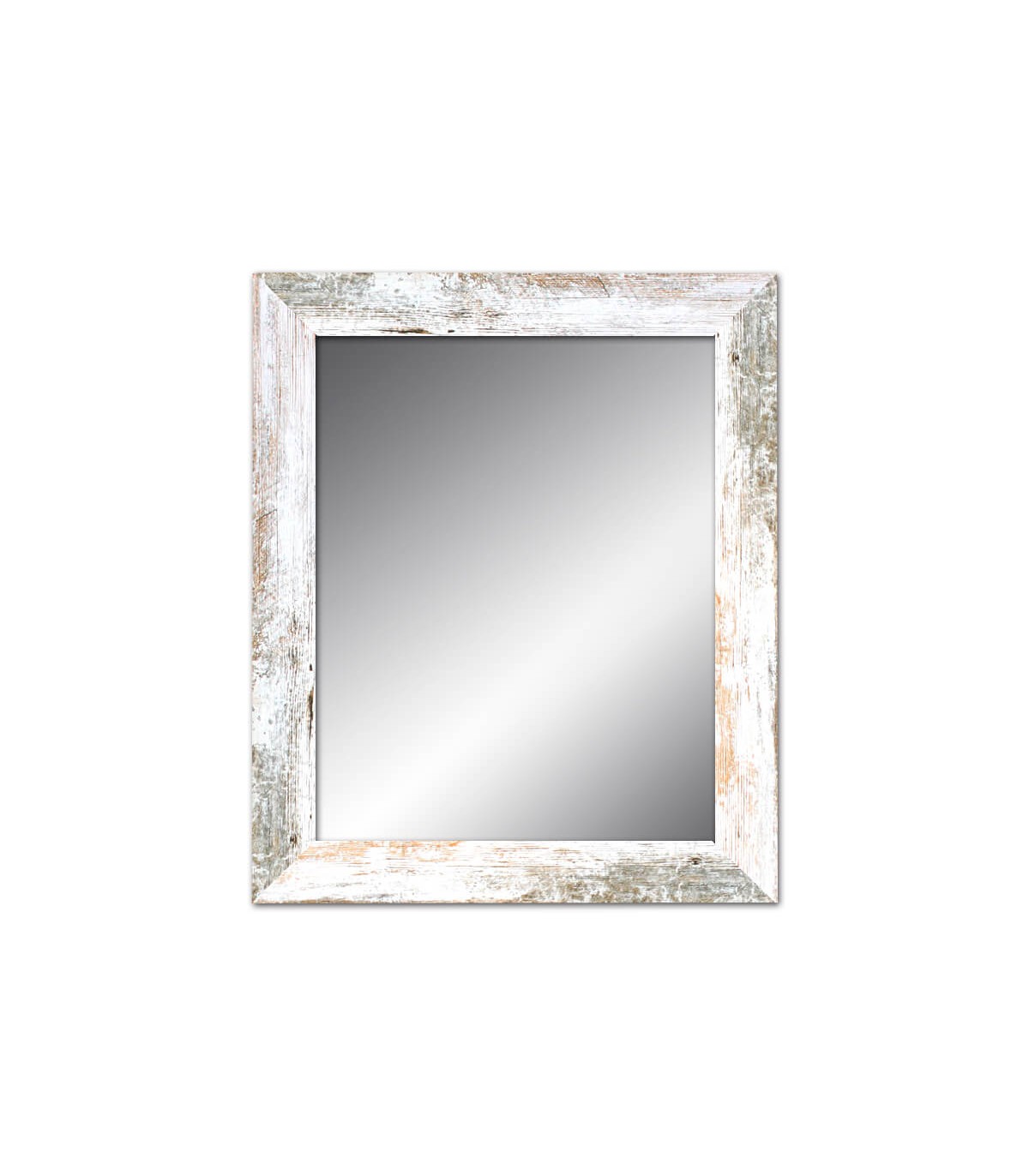 Espejo decorativo marco blanco vintage