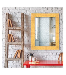 Espejo marco oro envejecido mate