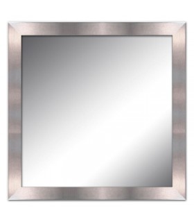 Espejo marco plata cepillado moderno