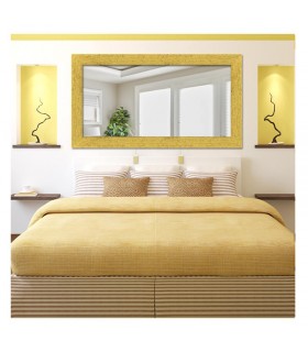 Espejo marco dorado natural moderno