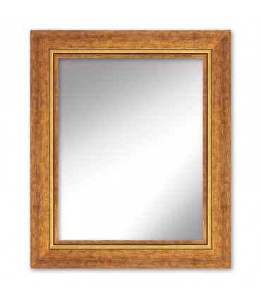 Espejo marco madera roble dorado