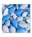 Cuadro decorativo piedras impreso redondas azules spa