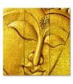 Cuadro decorativo impreso Buda madera dorada