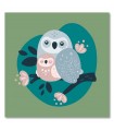 Cuadro decorativo impreso infantiles 2 pájaros