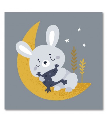 Cuadro infantil conejito
