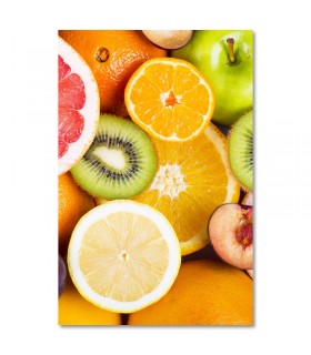 Cuadro decorativo impreso frutas exóticas