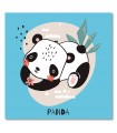 Cuadro decorativo impreso panda infantiles