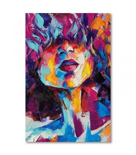 Cuadro abstracto mujer