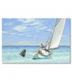 Cuadro decorativo impreso marina Edward Hopper