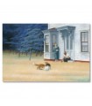 Cuadro decorativo impreso noche Edward Hopper