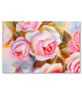 Cuadro flores rosas