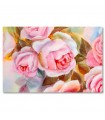 Cuadro decorativo impreso flores rosas
