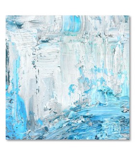 Cuadro abstracto azules