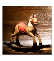 Cuadro decorativo impreso caballo balancin
