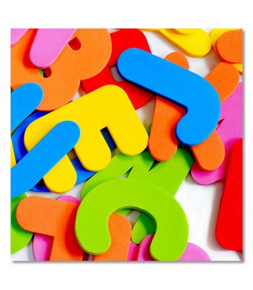 Cuadro decorativo letras infantiles