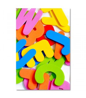 Cuadro letras infantiles