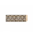 Espejo decorativo marco mosaico plateado