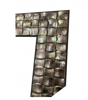 Espejo marco efecto cobre artesanal