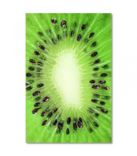 Cuadro detalle de kiwi natural