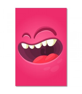 Cuadro infantil sonrisa animada