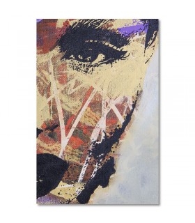 Cuadro rostro abstracto