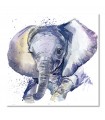 Lienzo elefante acuarela estilo infantil