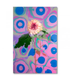 Cuadro de flor tropical