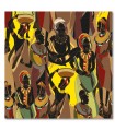 Cuadro mujeres africanas en grupo