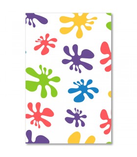Cuadro decorativo salpicaduras de colores infantiles