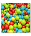 Cuadro infantil bolas de colores brillantes