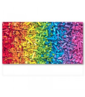 Cuadro infantil bloques en colores vivos