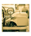 Cuadro coche vintage sepia