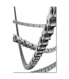 Cuadro cadenas cromadas