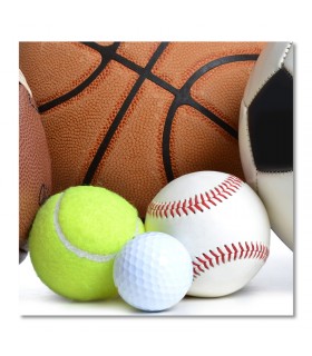 Cuadro de pelotas deportivas