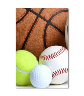 Cuadro de pelotas deportivas