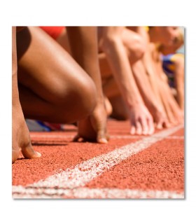 Cuadro de salida de atletismo