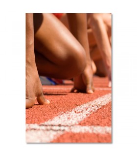 Cuadro de salida de atletismo