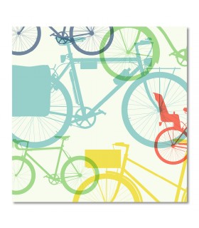 Cuadro de bicicletas superpuestas