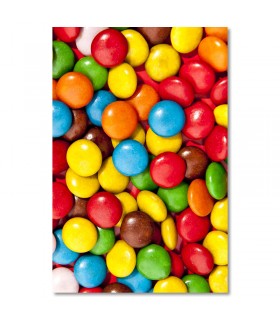 Cuadro caramelos chocolate de colores