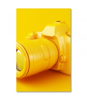 Cuadro cámara amarilla