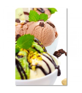 Cuadro helado con menta