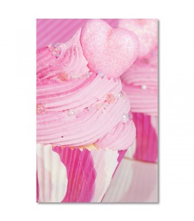 Cuadro cupcake rosa